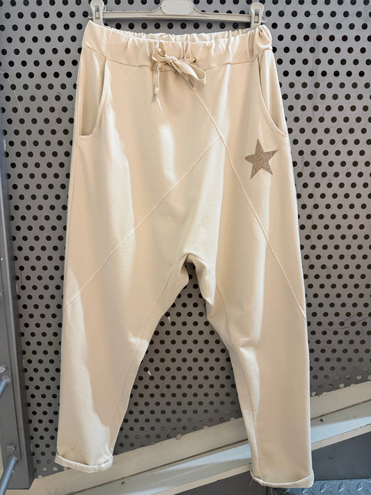 Pantalon femme étoile saroual TU