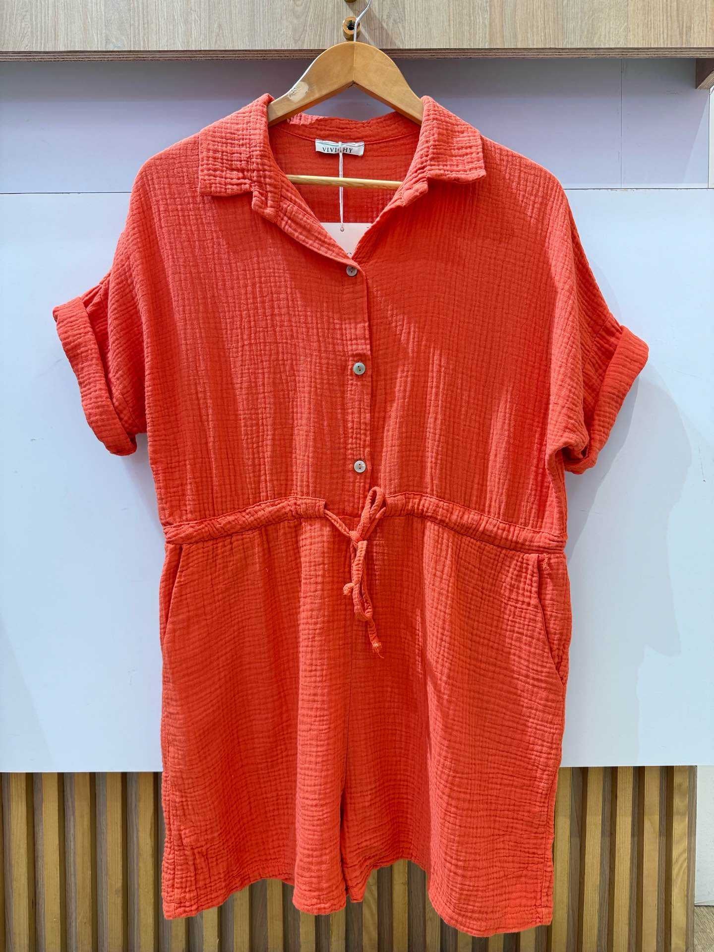 Combinaison gaze de coton DISPO en PLUSIEURS COULEURS 👇🏼
