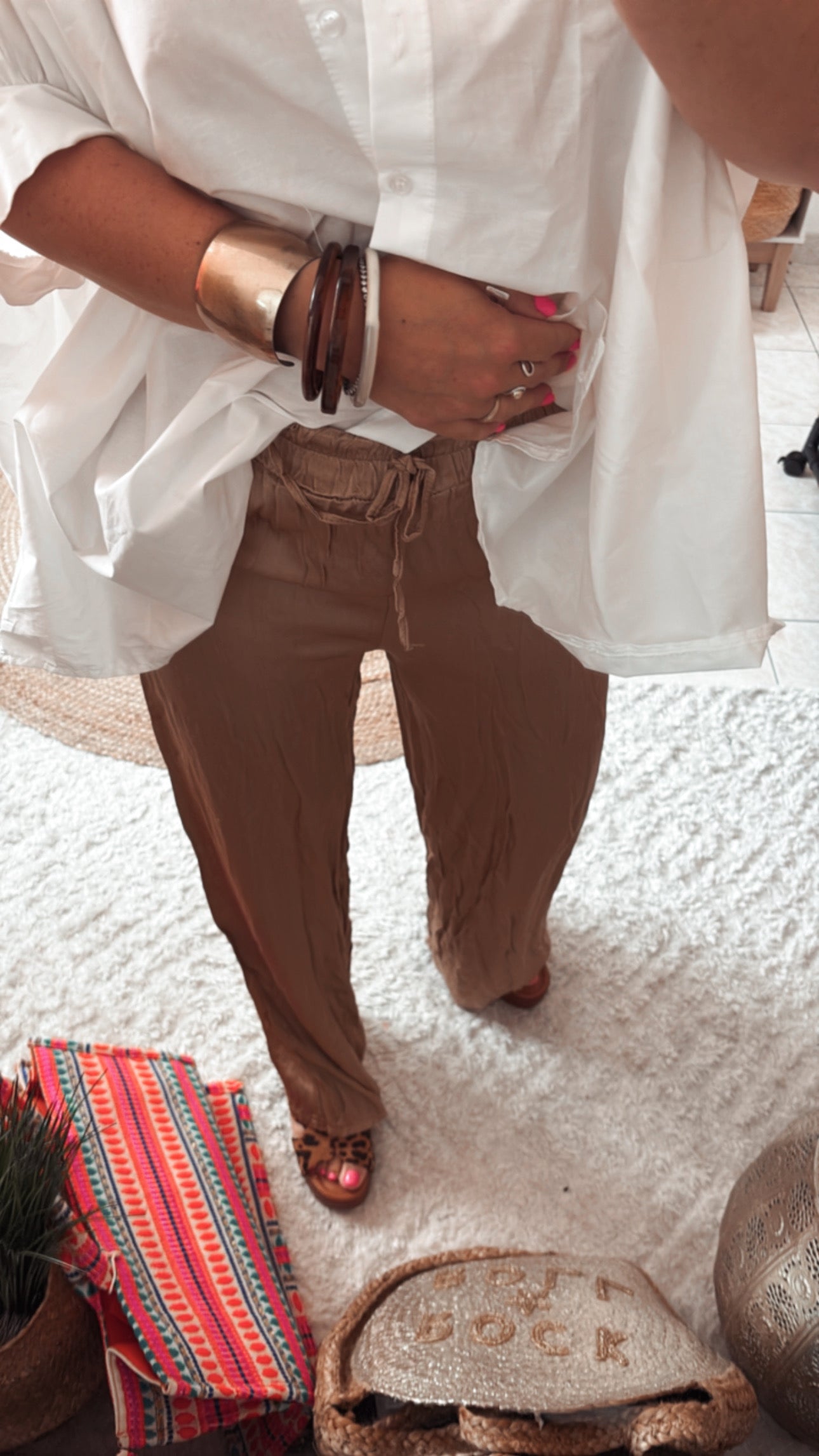 Pantalon satine DISPO en PLUSIEURS COULEURS 👇🏼