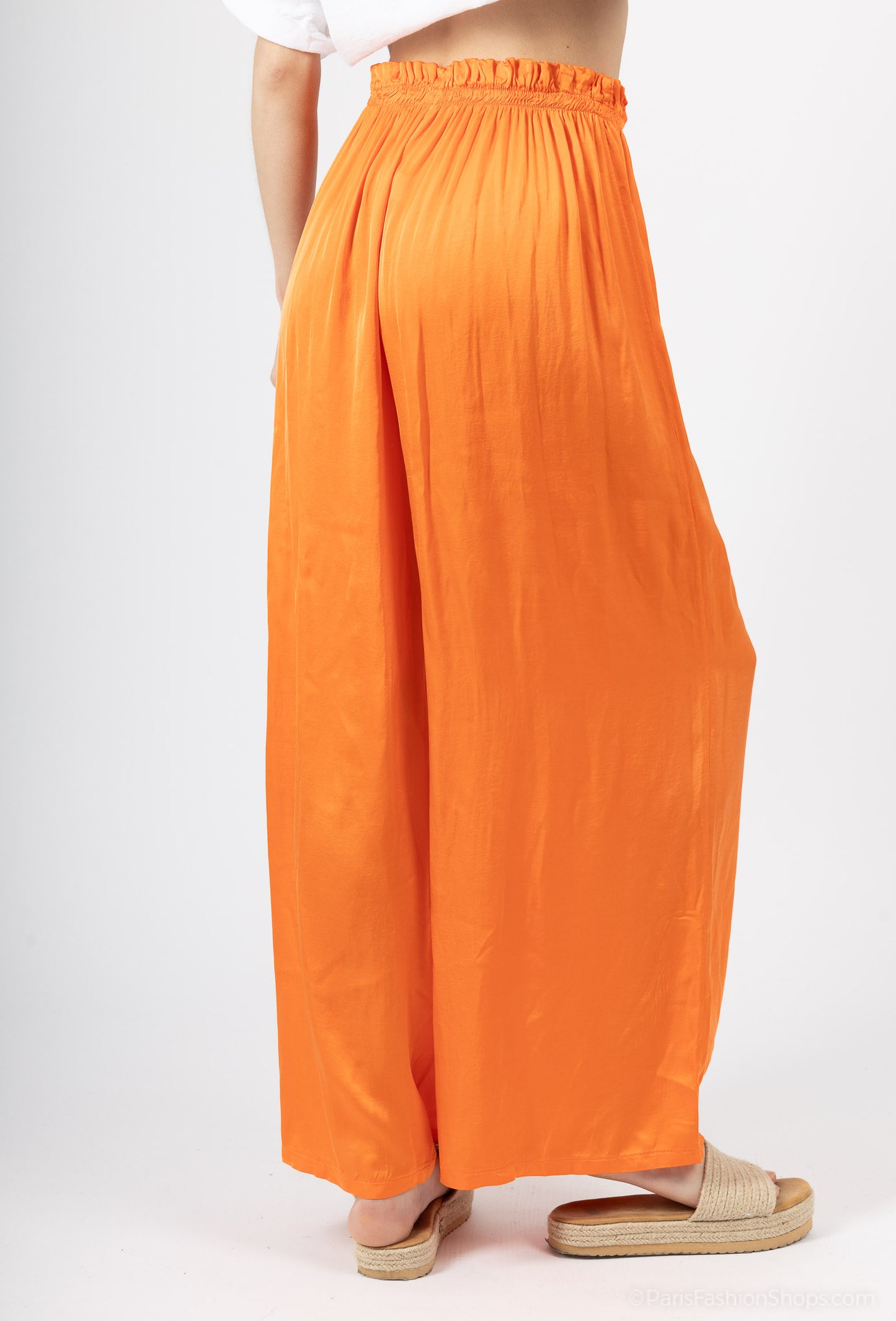 pantalon fluide femme viscose taille elastique coupe ample