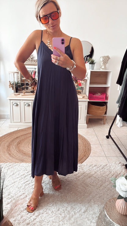 Robe PASCALE satine -DISPO en PLUSIEURS COULEURS