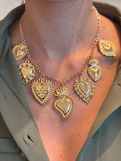 Collier pendentif Cœur LOVE - OR