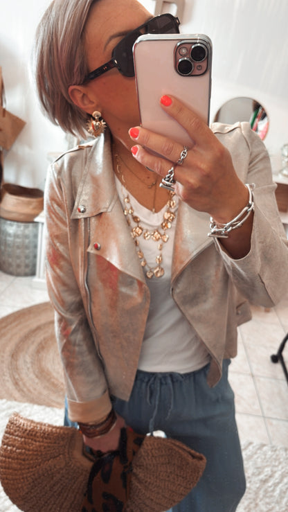 Boucles d’oreilles LOVE- OR & ARGENT