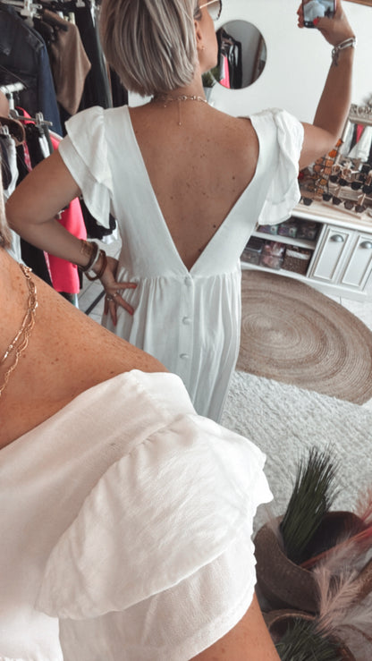 Robe AMBRE Dos Nu - DISPO en PLUSIEURS COULEURS 👇🏼