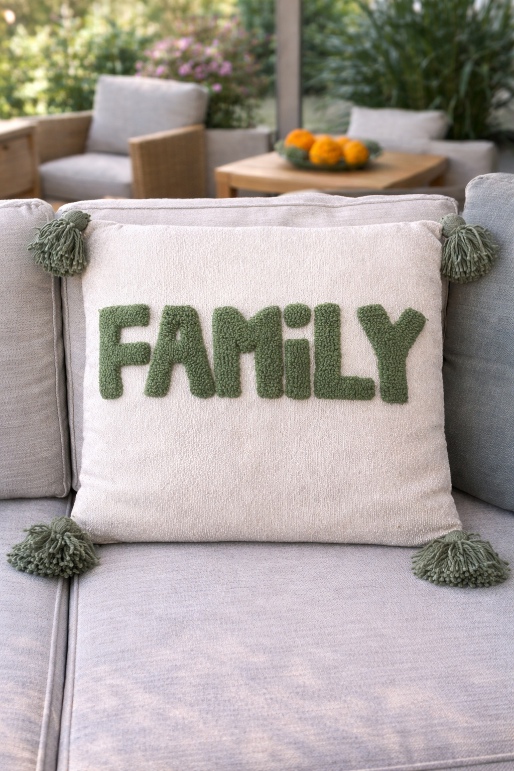 Coussins décoratifs bohème chic Family 🤍