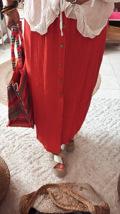 Jupe gaze de coton DISPO en PLUSIEURS couleurs 👇🏼