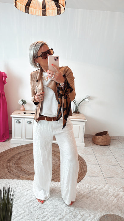 Pantalon KARINE satine - DISPO en PLUSIEURS COULEURS👇🏼