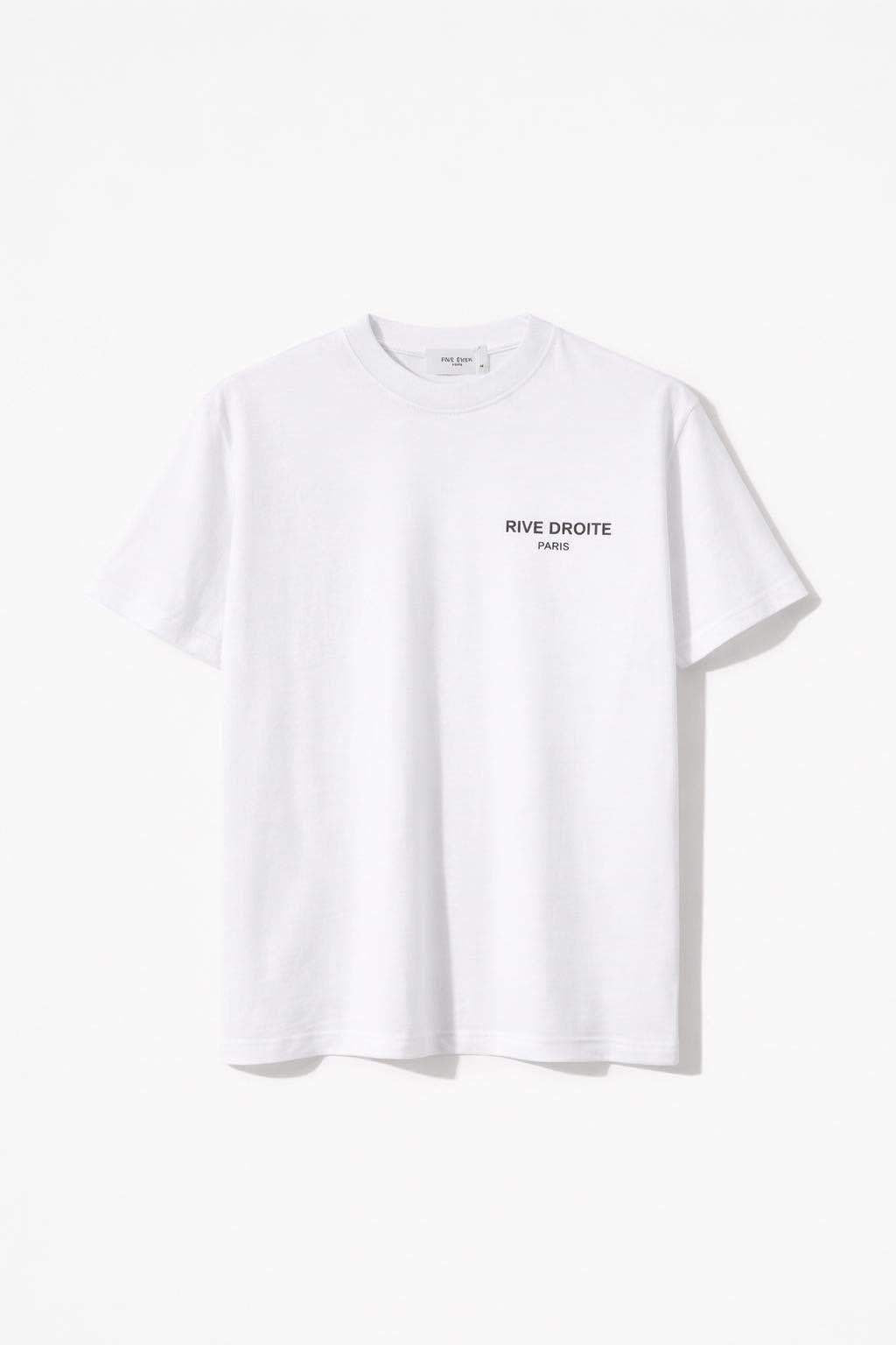 T-shirt Rive Droite Paris – Blanc