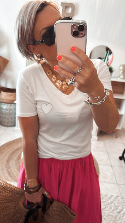 Boucles d’oreilles LOVE- OR & ARGENT