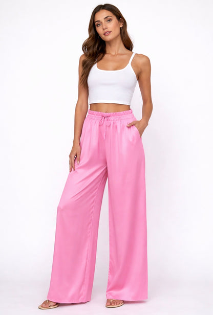 pantalon fluide femme viscose taille elastique coupe ample