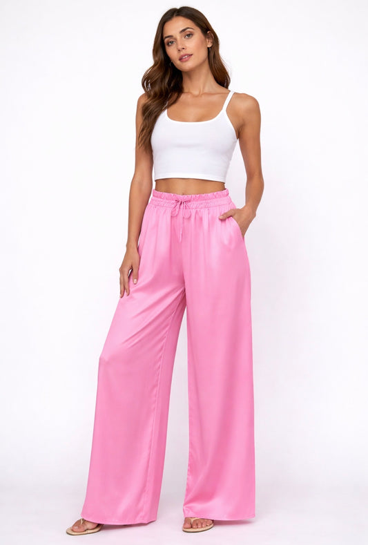 pantalon fluide femme viscose taille elastique coupe ample