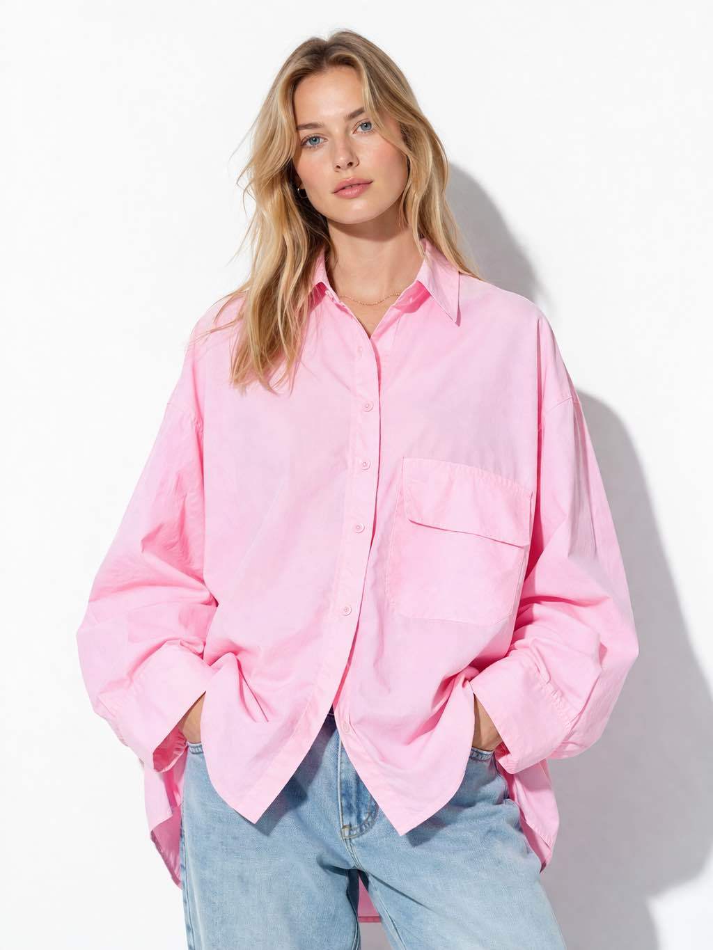 Chemise Oversize Rose
