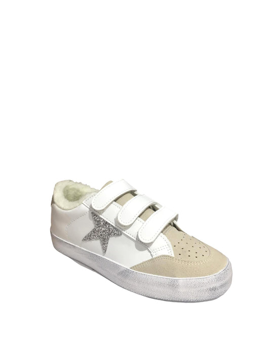Basket étoile argenté fourre
