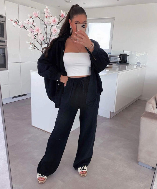 Pantalon Gaze de Coton – Confort & Chill
