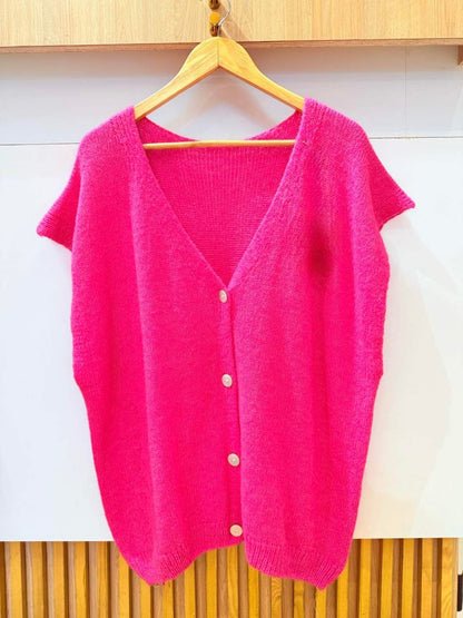 Gilet sans manches en maille – Doux & Oversize