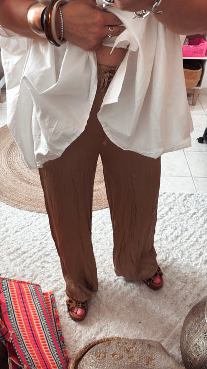 Pantalon satine DISPO en PLUSIEURS COULEURS 👇🏼