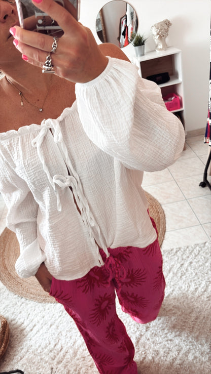 Pantalon gaze de coton SOLEIL