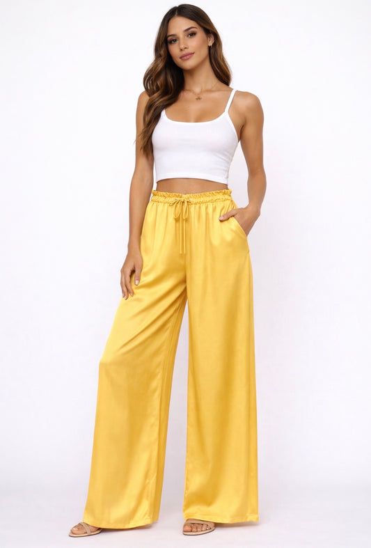 pantalon fluide femme viscose taille elastique coupe ample
