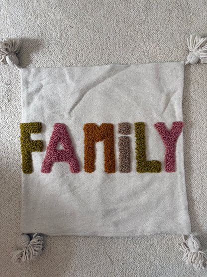 Coussins décoratifs bohème chic Family 🤍