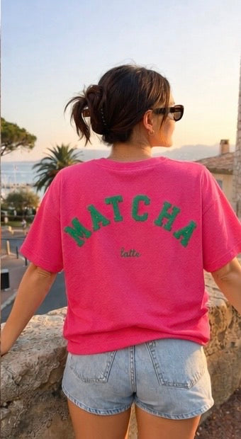 T-shirt matcha femme tendance – Sweat matcha latte oversize