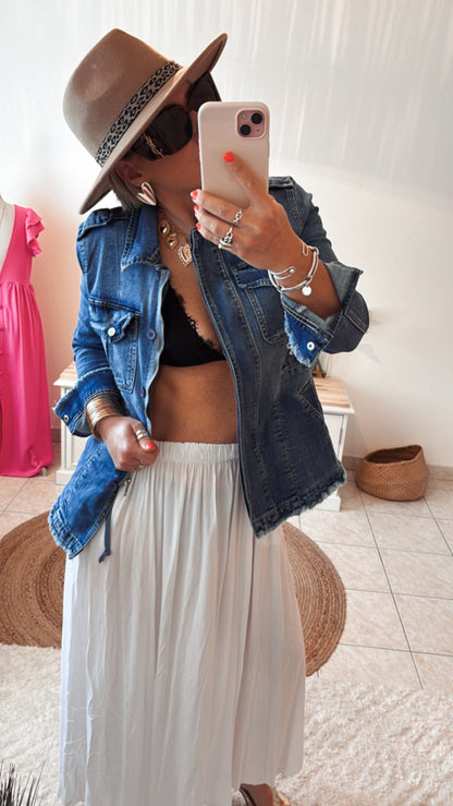 Ensemble SÉDUCTION haut et bas dentelle - NOIR & BLANC