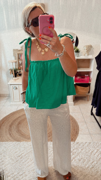 Top Gaze de coton- DISPO en plusieurs COULEURS 👇🏼