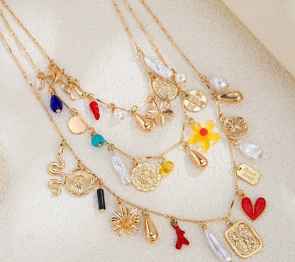 Collier 3 pièces Colors