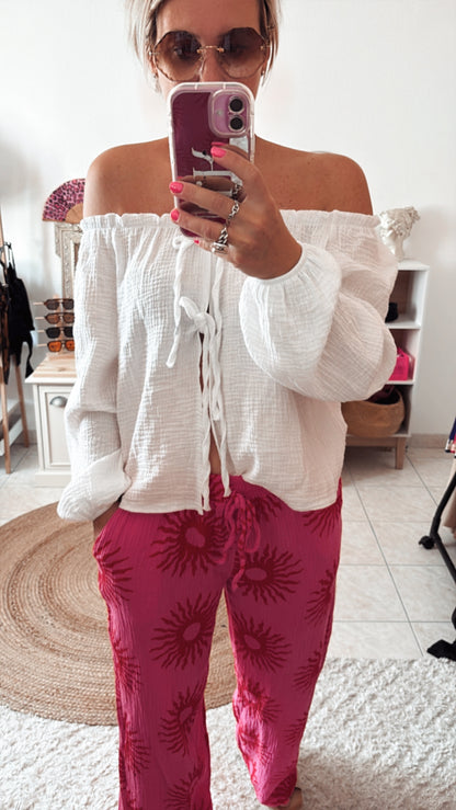 Pantalon gaze de coton SOLEIL