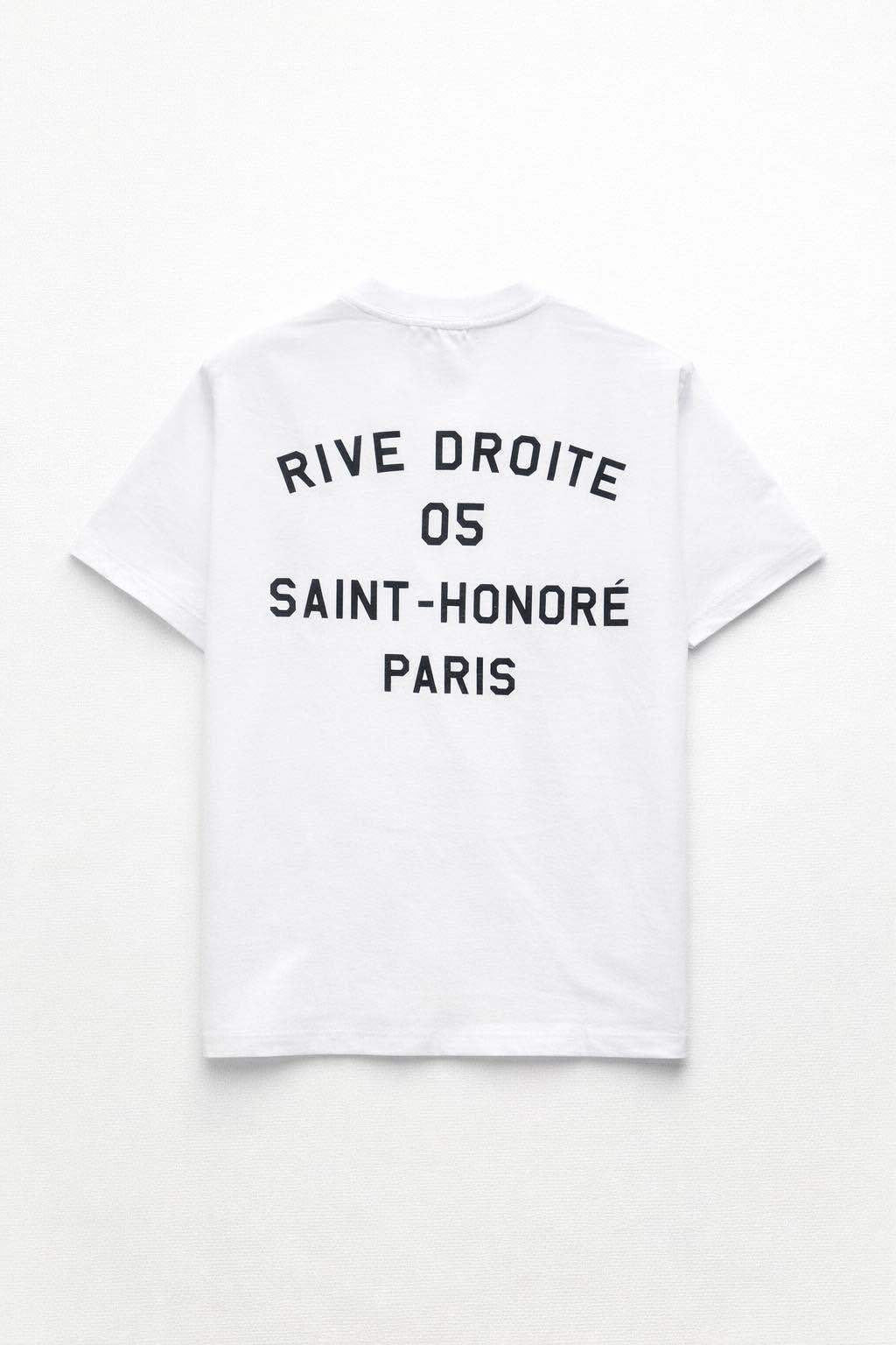 T-shirt Rive Droite Paris – Blanc