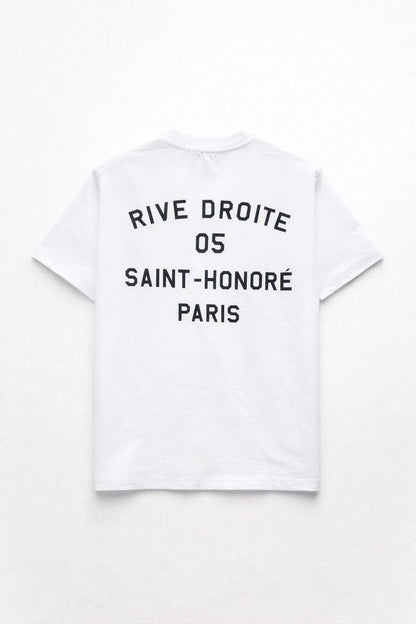 T-shirt Rive Droite Paris – Blanc