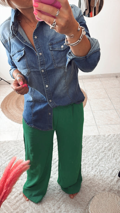 Chemise en jeans