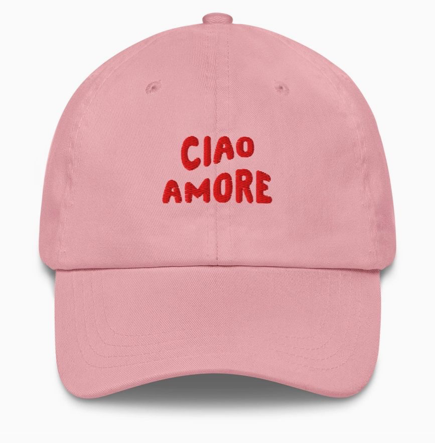 Casquette “Ciao Amore” 🩷🇮🇹