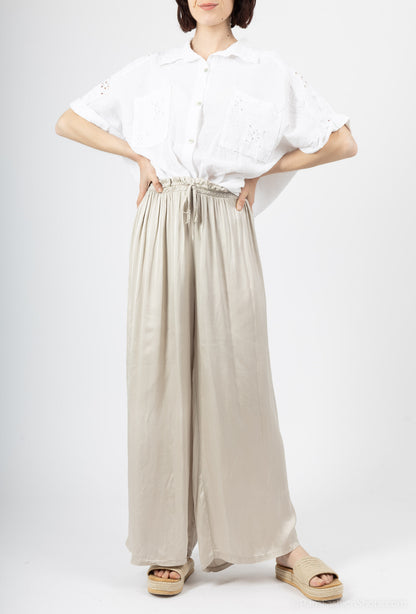 pantalon fluide femme viscose taille elastique coupe ample