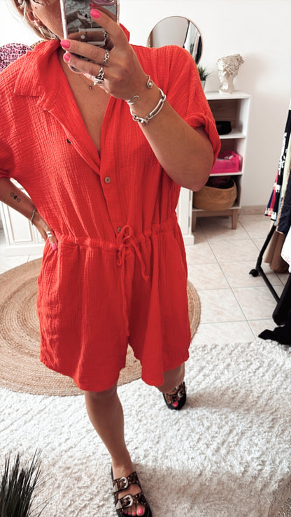 Combinaison gaze de coton DISPO en PLUSIEURS COULEURS 👇🏼