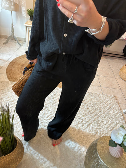 Pantalon Gaze de Coton CAMILLE - DISPO en PLUSIEURS COULEURS👇🏼