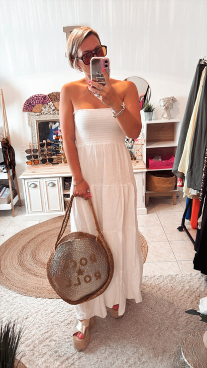 Robe bustier gaze de coton 🤍