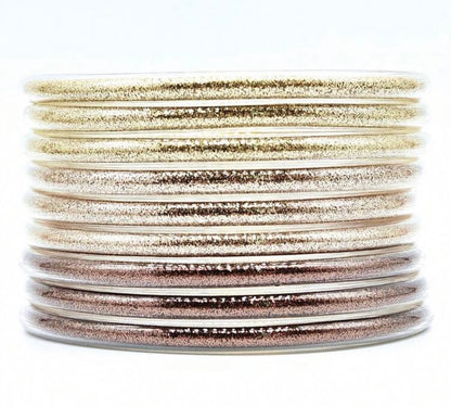 Bracelet Multirangs Pailleté ✨ marron