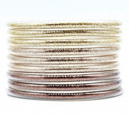 Bracelet Multirangs Pailleté bronze✨