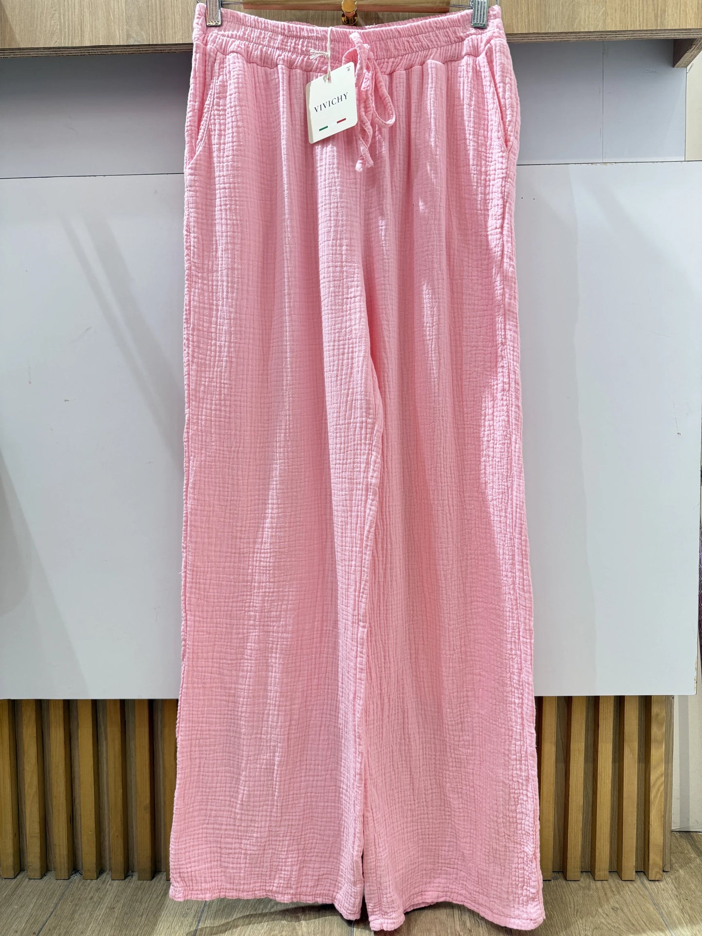 Pantalon Gaze de Coton CAMILLE 2 - DISPO en PLUSIEURS COULEURS👇🏼