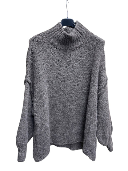 Pull en maille overzise beige, Noir, Bordeaux, kaki et gris