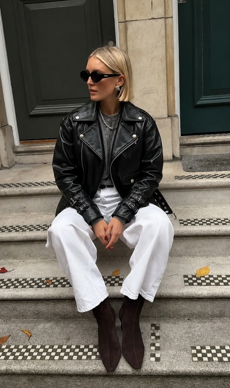Perfecto Noir Effet Cuir 🖤