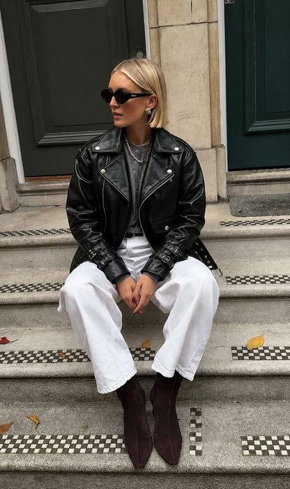 Perfecto Noir Effet Cuir 🖤