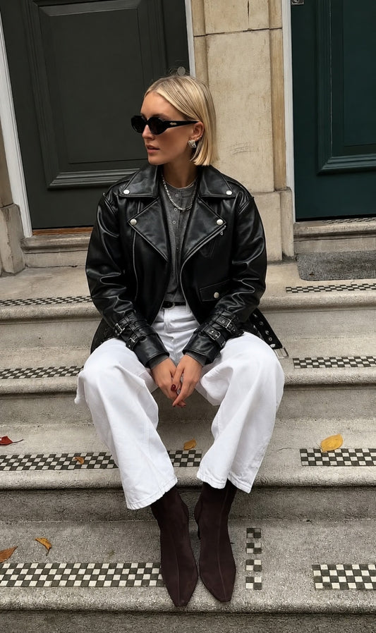 Perfecto Noir Effet Cuir 🖤