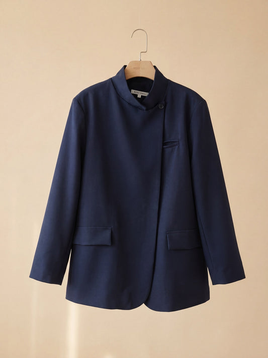 Blazer col croisé – Élégance moderne