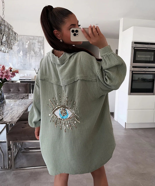 Chemise Gaze de Coton VERA - DISPO en PLUSIEURS COULEURS👇🏼