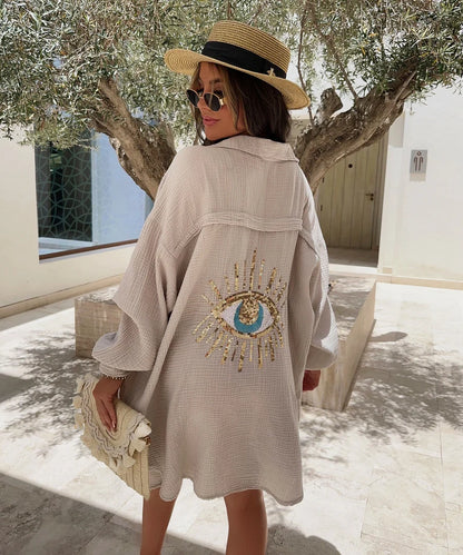 Chemise Gaze de Coton VERA - DISPO en PLUSIEURS COULEURS👇🏼