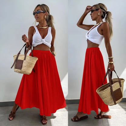 Jupe NINE fluide- DISPO en PLUSIEURS COULEURS 👇🏼