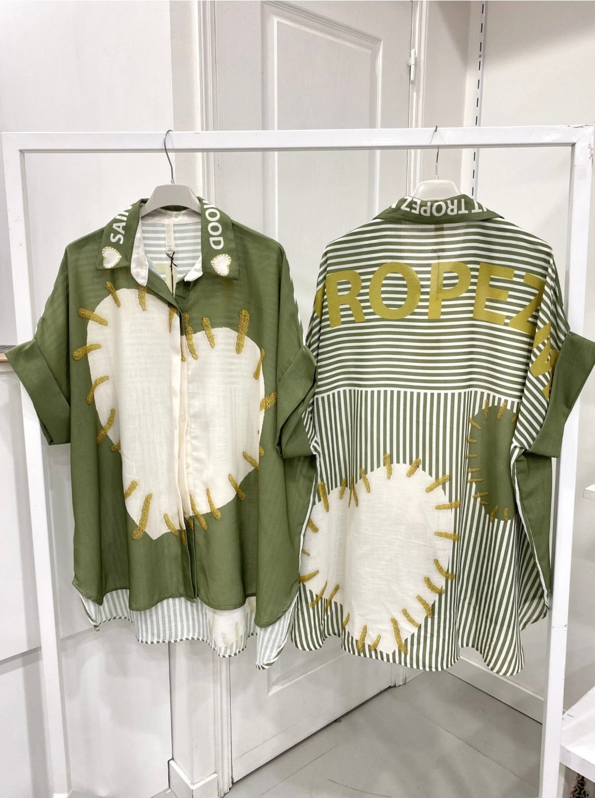 CHEMISE ST TROPEZ  Oversize kaki