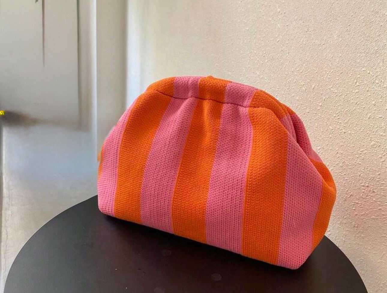 Pochette rayée femme – Sac élégant et tendance