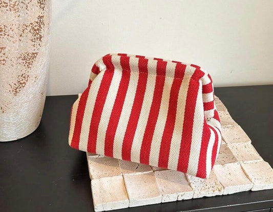 Pochette rayée femme – Sac élégant et tendance
